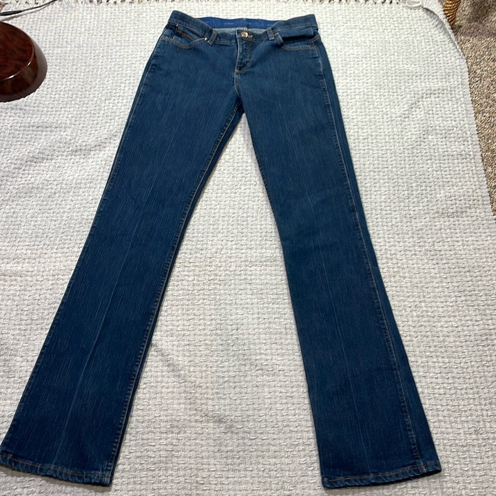Wrangler Q-Baby No Gap Waistband Denim Jeans WRQ20DD Women’s Size 11/12 x 38 - Picture 7 of 13